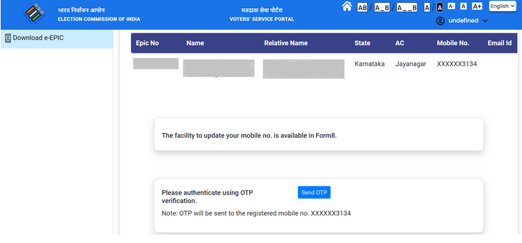 Voter Card Download 2024