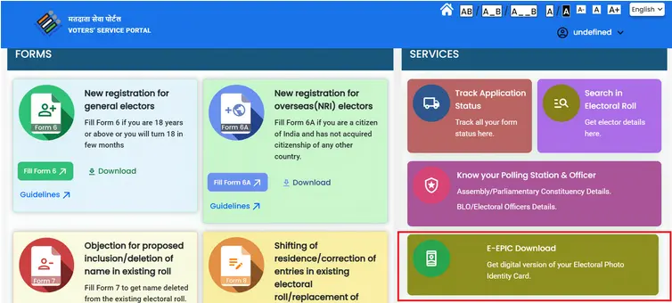 Voter Card Download 2024