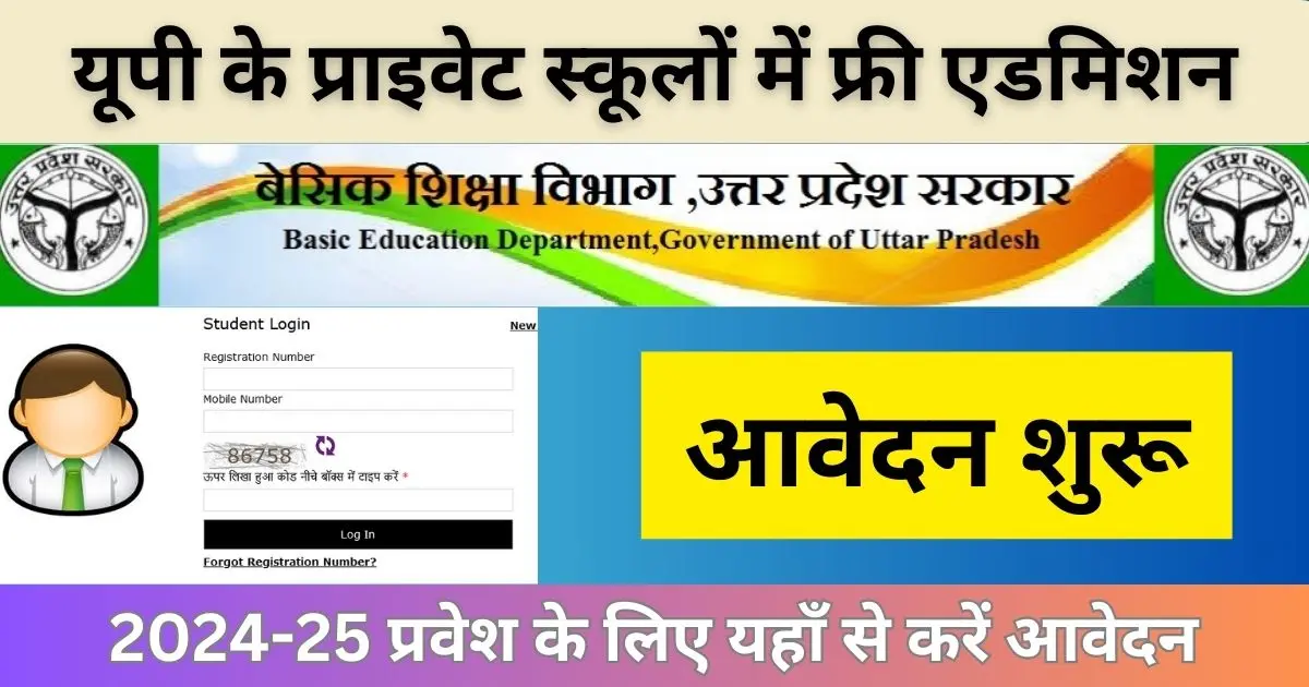 RTE UP Admission 2024-25 Online Date